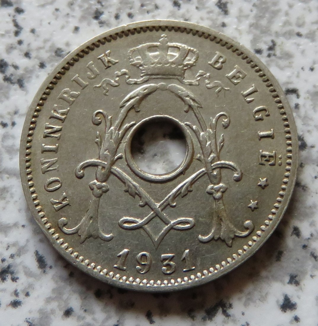  Belgien 5 Centimes 1931, flämisch   