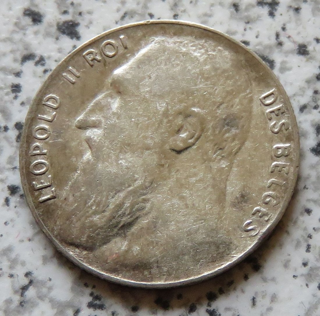  Belgien 50 Centimes 1901, französisch   