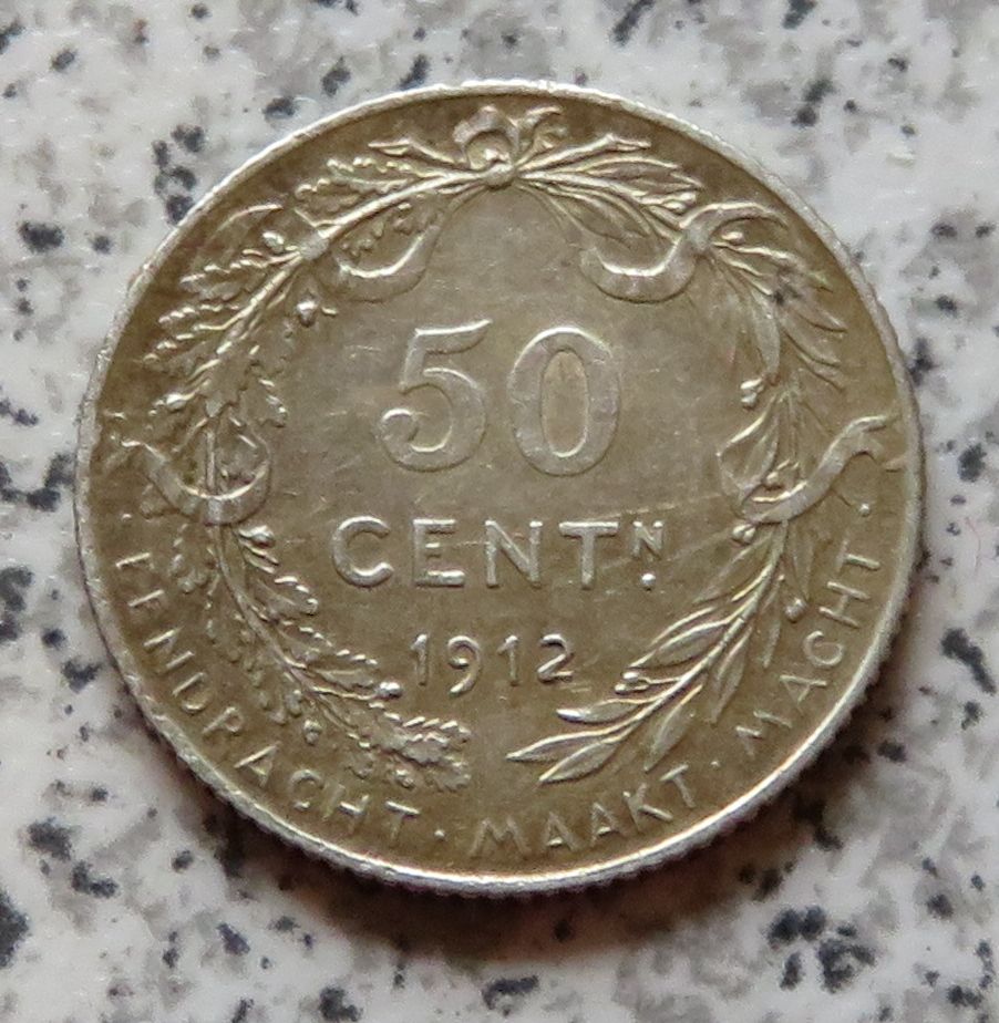  Belgien 50 Centimes 1912, flämisch   