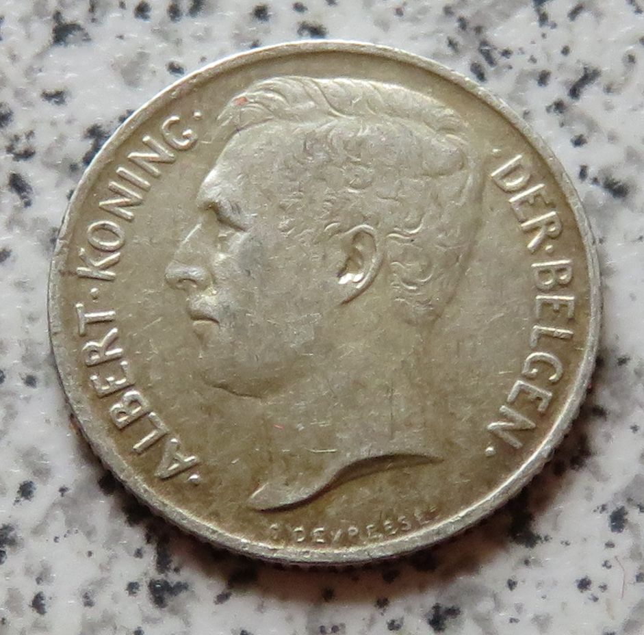  Belgien 50 Centimes 1912, flämisch   