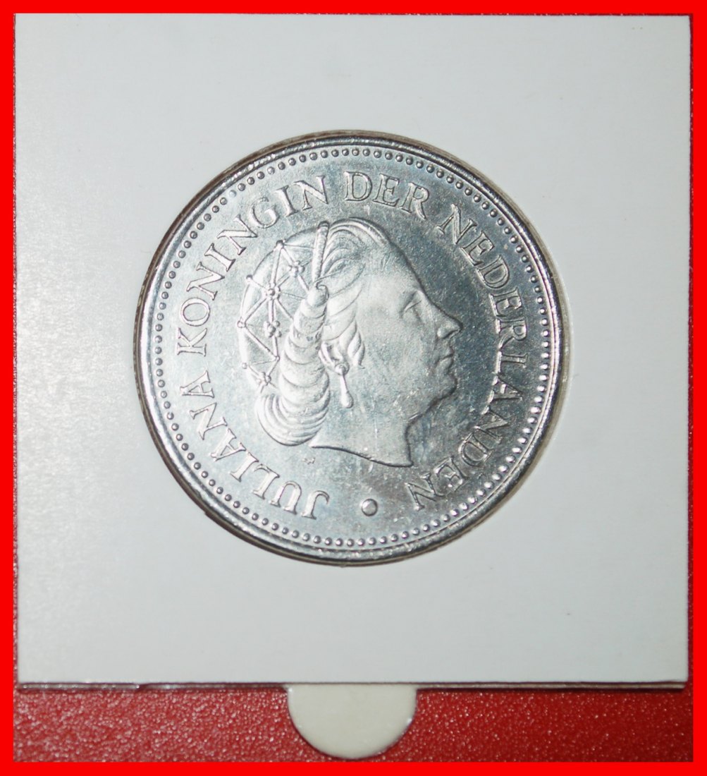  Ⰶ WITH ARUBA (1978-1980):NETHERLANDS ANTILLES★2 1/2 GULDENS 1980! UNC HOLDER★LOW START ★ NO RESERVE!   