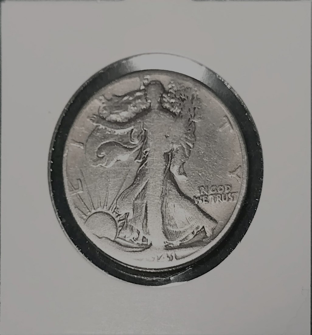 USA 1/2 Dollar 1941 - Walking Beauty Half Dollar
