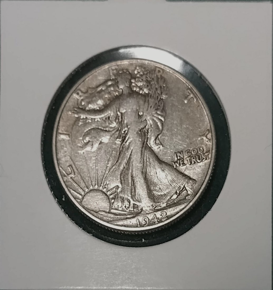 USA 1/2 Dollar 1942 - Walking Beauty Half Dollar