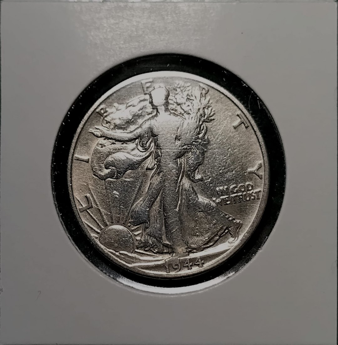 USA 1/2 Dollar 1944 D - Walking Beauty Half Dollar