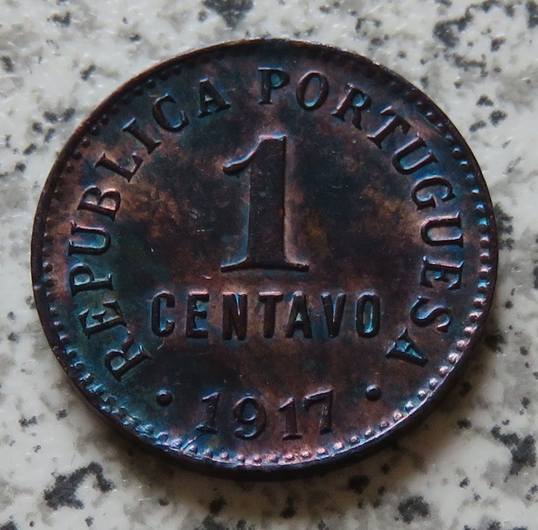  Portugal 1 Centavo 1917   