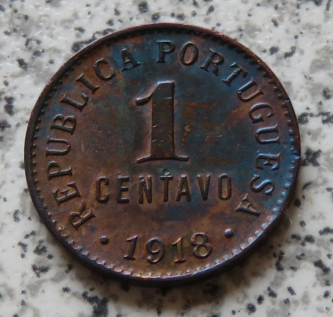  Portugal 1 Centavo 1918   