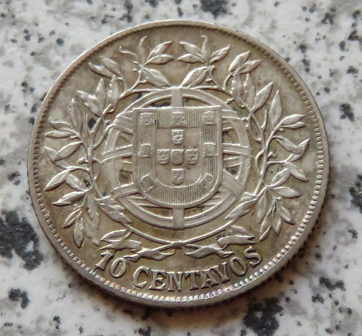  Portugal 10 Centavos 1915   