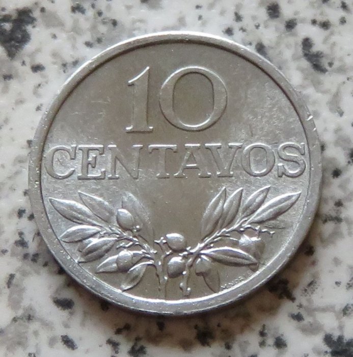 Portugal 10 Centavos 1972   
