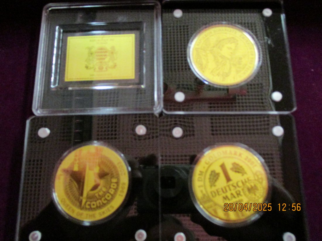 Anlagegold 4 x 1/200 Oz Gewicht fein 0,62 Gramm - E2   