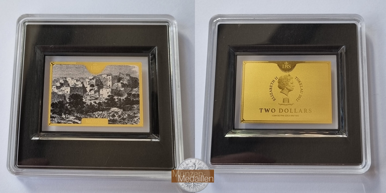  Tokelau 2 Dollar Nazareth 1/200 Unze MM-Frankfurt Feingold: 0,155g   