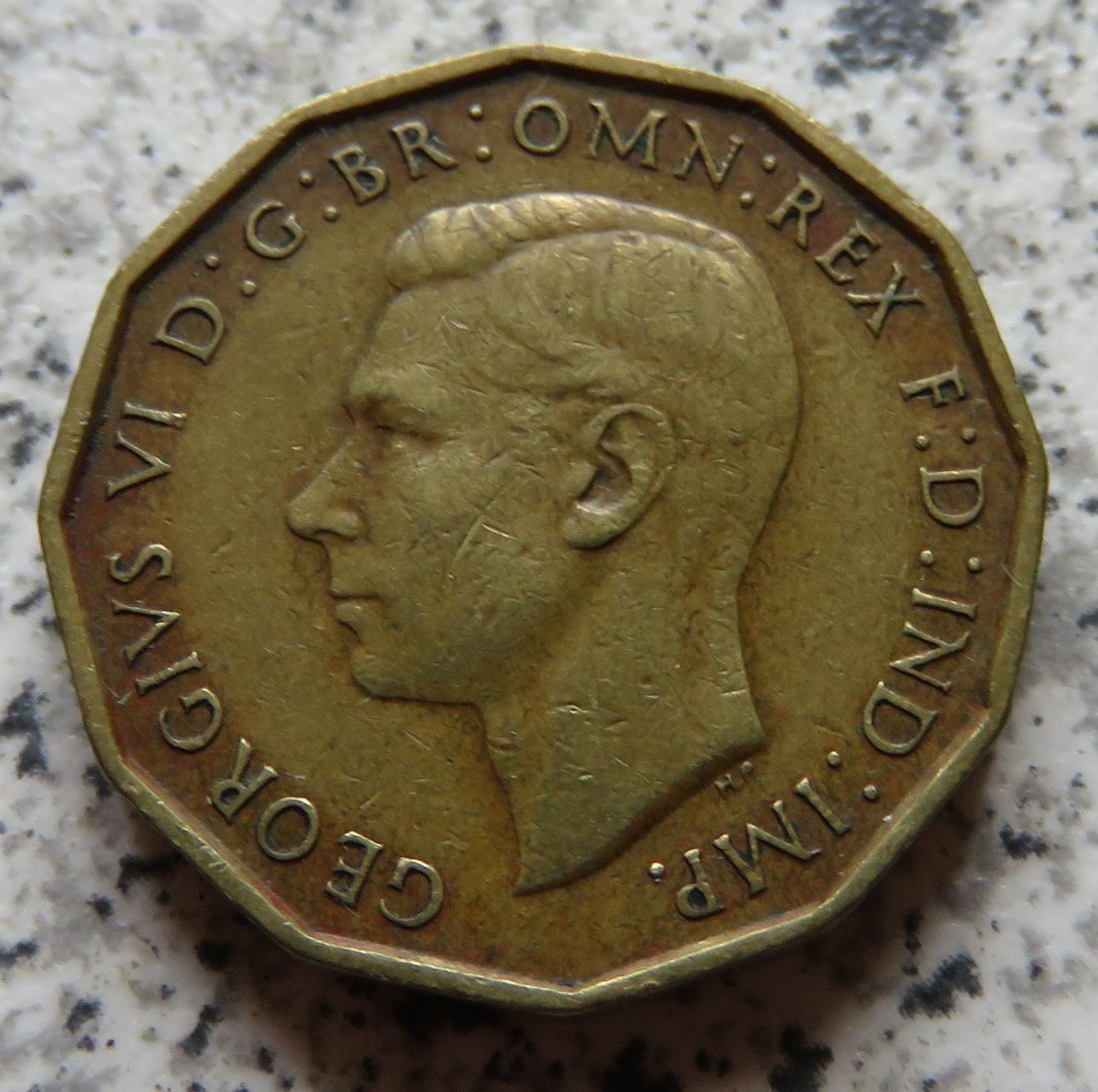  Großbritannien 3 Pence 1939   