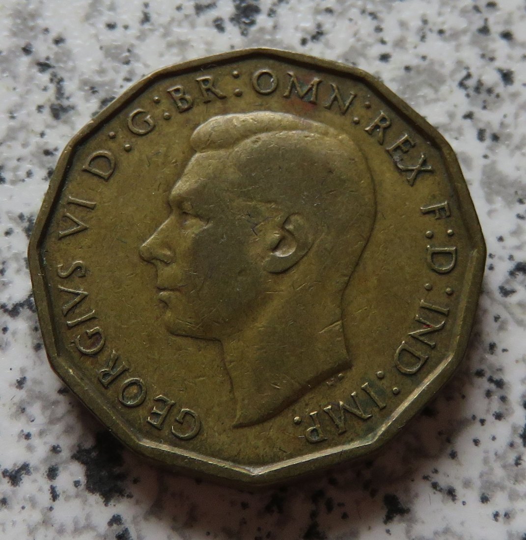  Großbritannien 3 Pence 1940   
