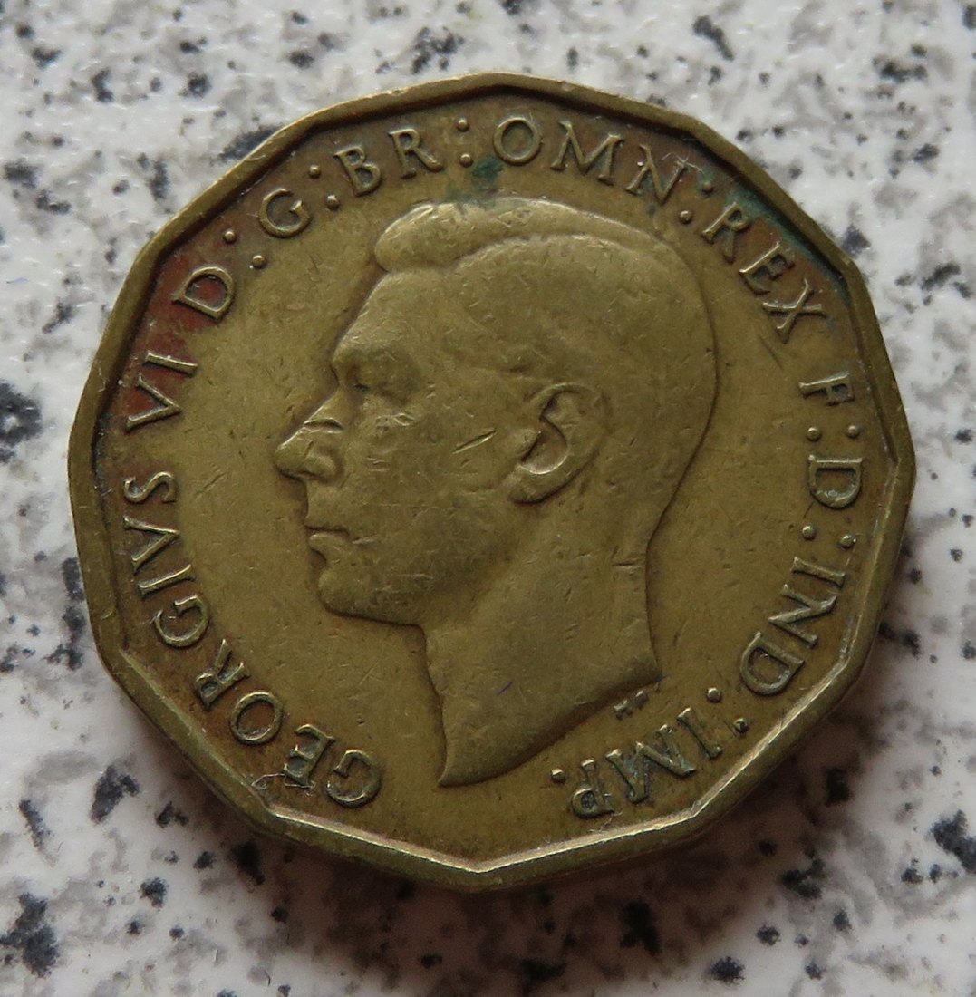  Großbritannien 3 Pence 1941   