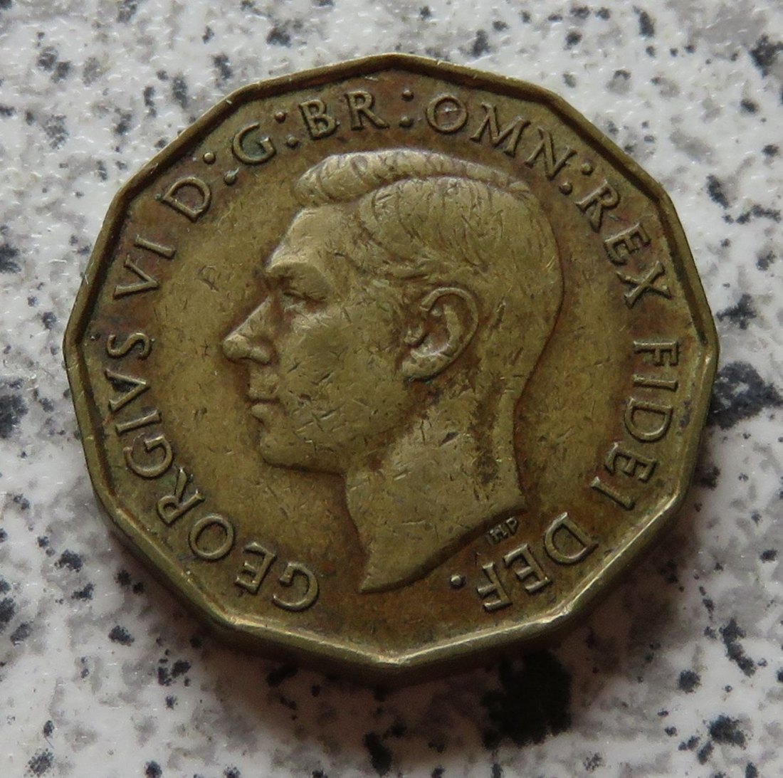  Großbritannien 3 Pence 1950   