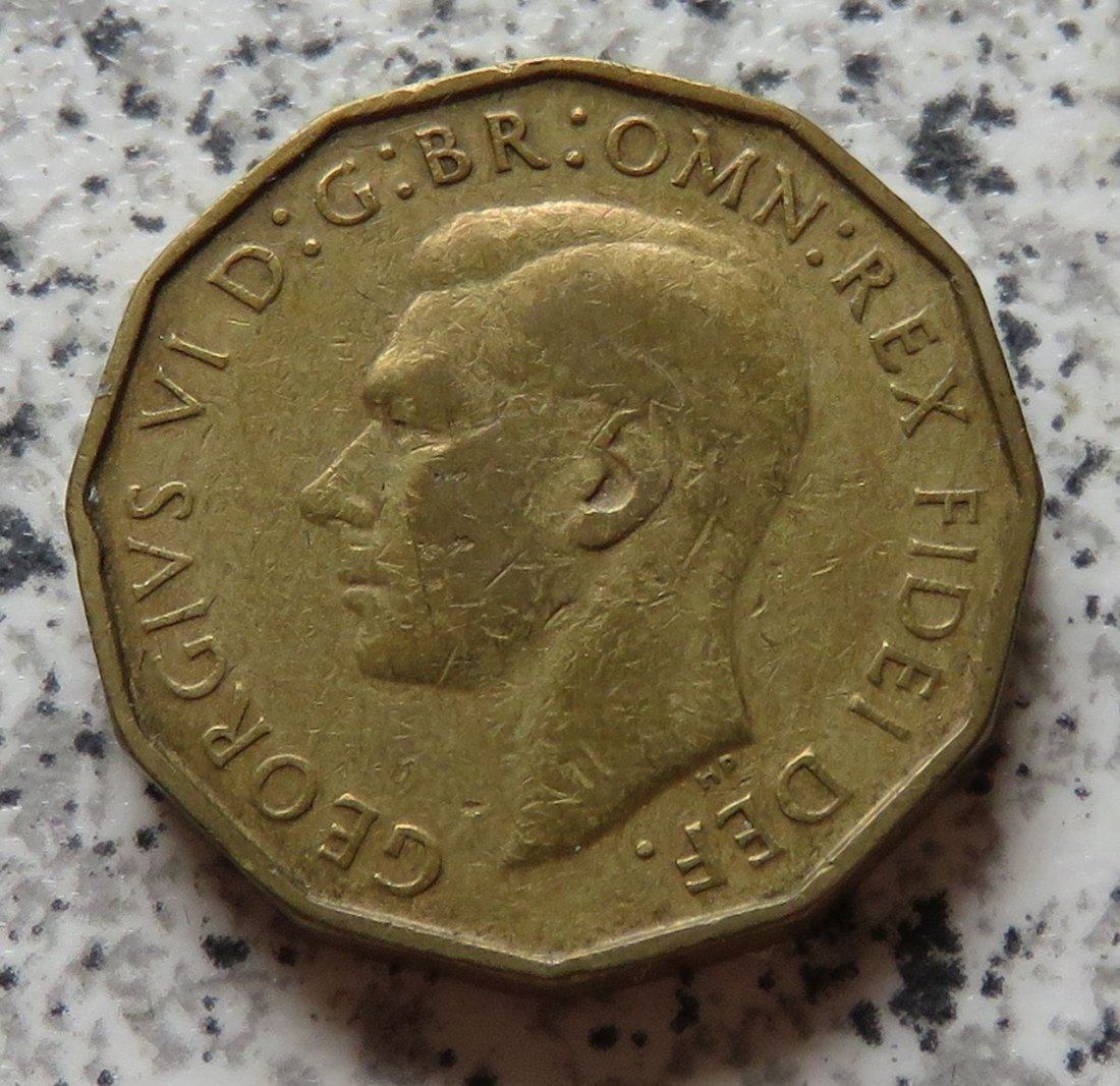  Großbritannien 3 Pence 1951   