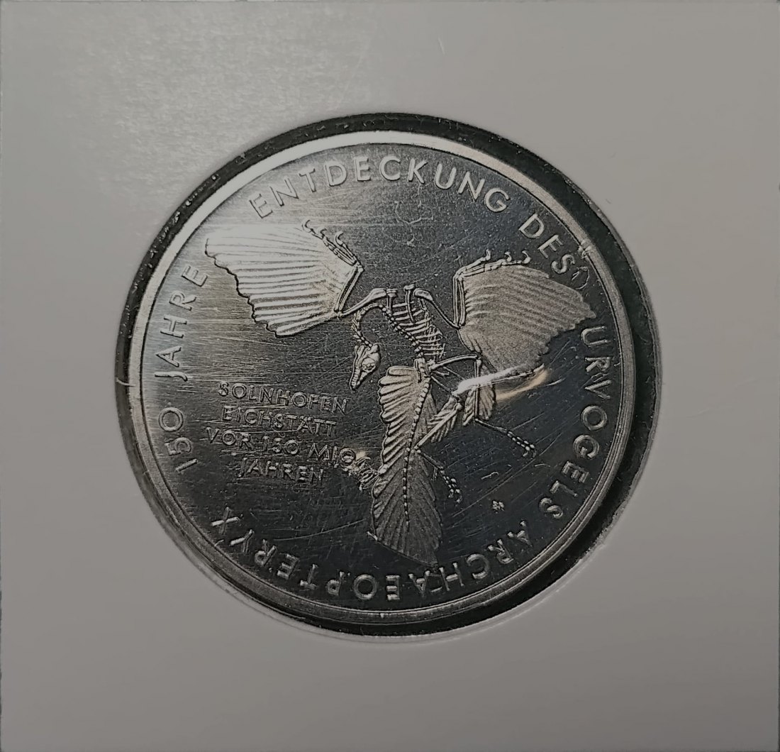 Deutschland 10€ Gedenkmünze Archaeropterix 2011 A - Stgl
