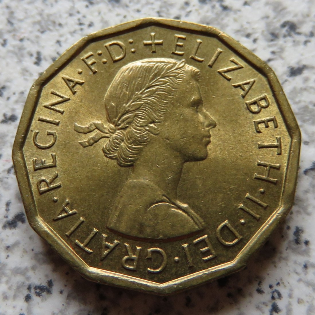  Großbritannien 3 Pence 1964   