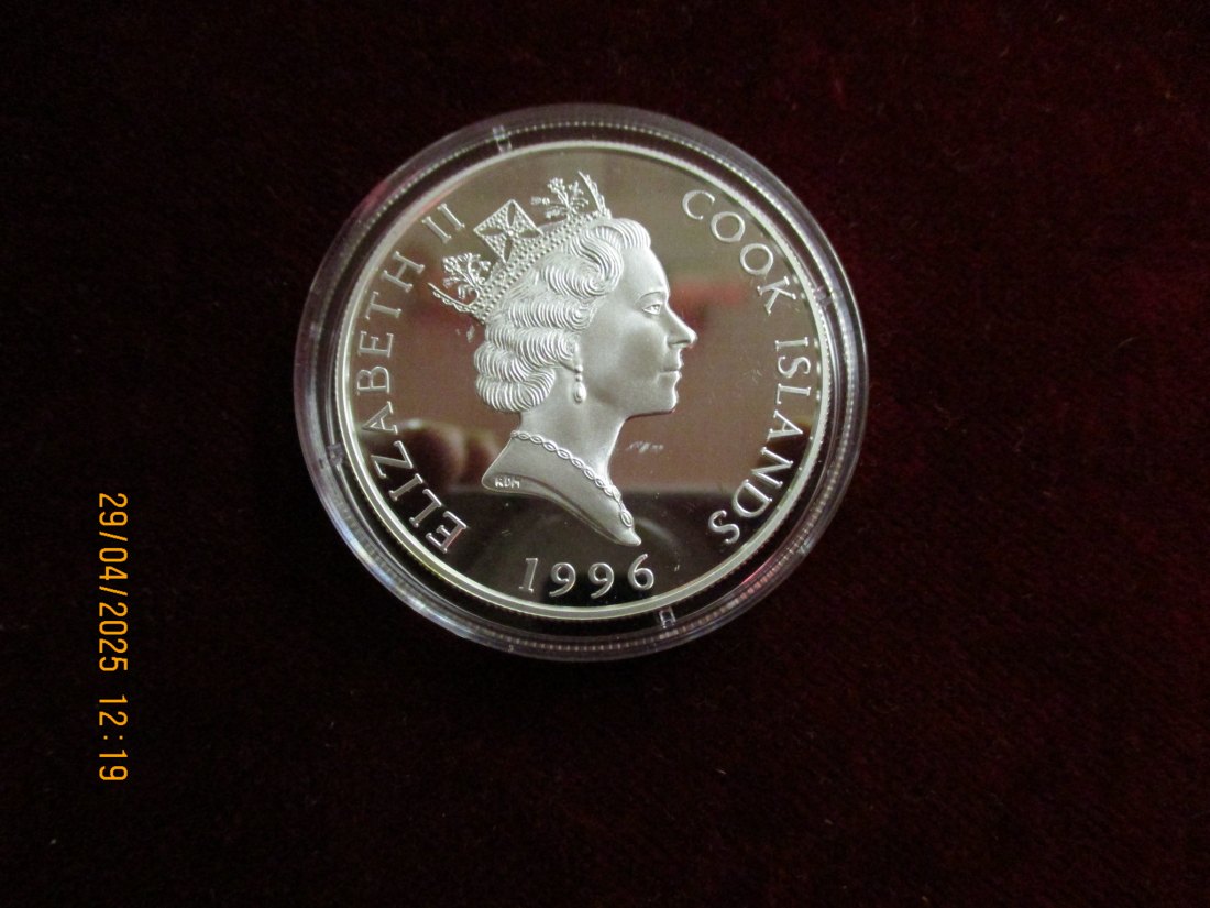  Münze 5 Dollars Cook Islands 1996 Wildlife ca. 28,03g fein /1101211   