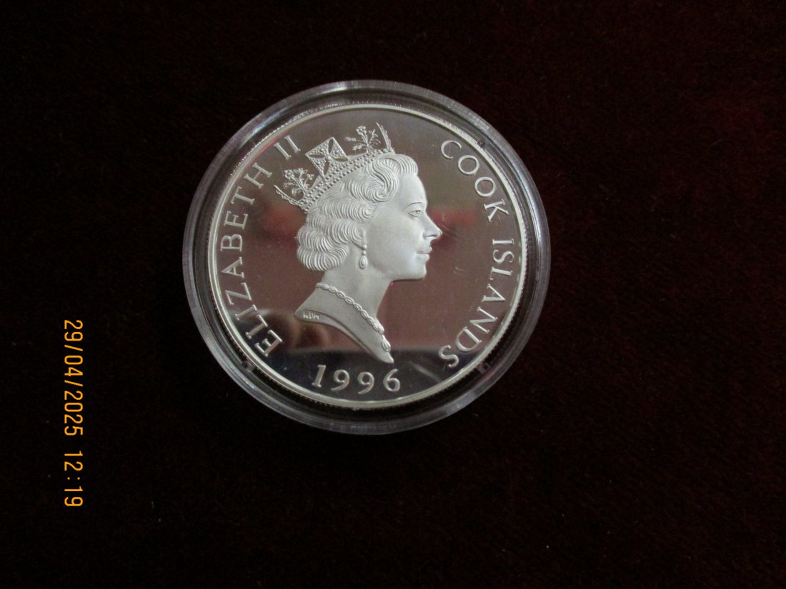  Münze 5 Dollars Cook Islands 1996 Wildlife ca. 28,03g fein /1101211   
