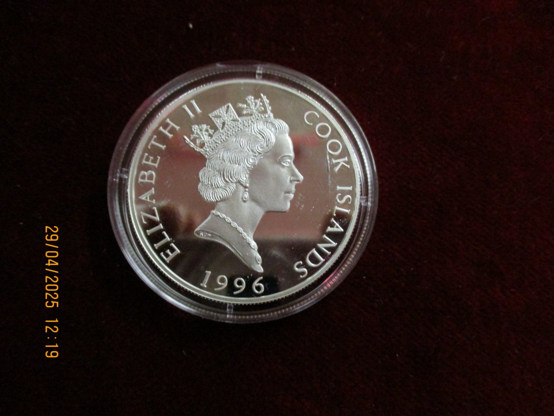  Münze 5 Dollars Cook Islands 1996 Wildlife ca. 28,03g fein /1101211   