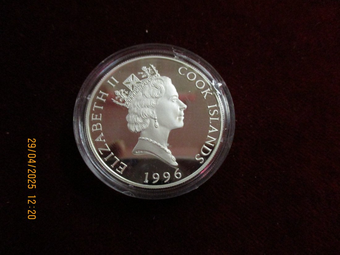  Münze 5 Dollars Cook Islands 1996 Wildlife ca. 28,03g fein /1101211   