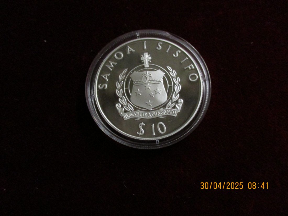  Münze 10 Dollars Samoa 1994 Tiermotiv ca. 29g fein /1101211   