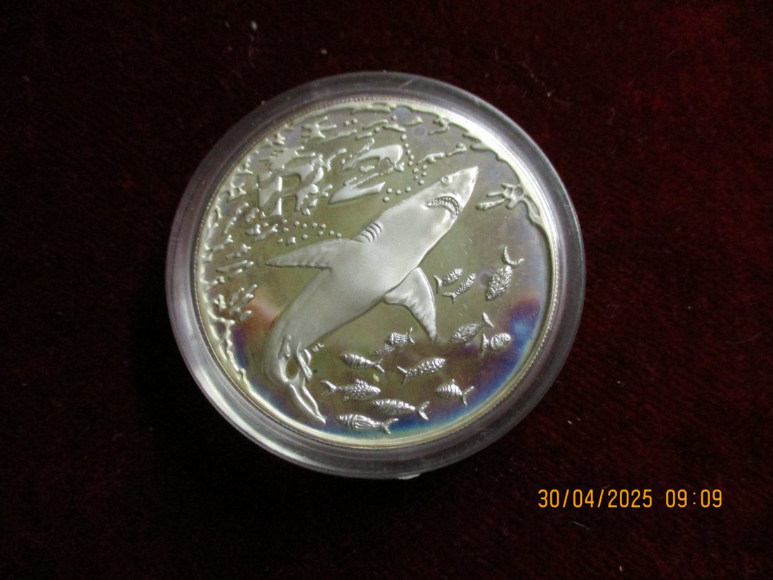  Münze 2 Rand Afrika 1999 Tiermotiv ca. 31g fein /1101211   