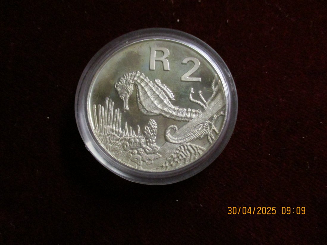  Münze 2 Rand Afrika 1997 Tiermotiv ca. 31g fein /1101211   