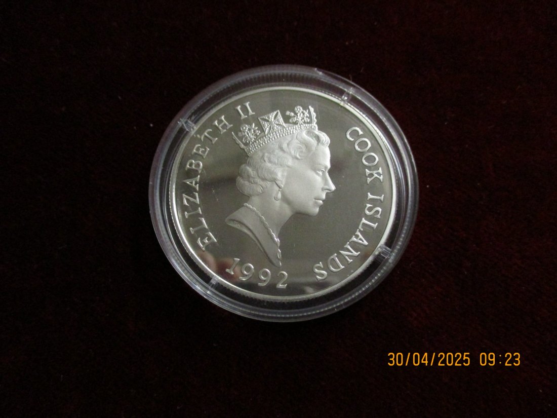  Münze 50 Dollars Cook Islands 1992 Wildlife ca. 18,5g fein /1101211 - 1   