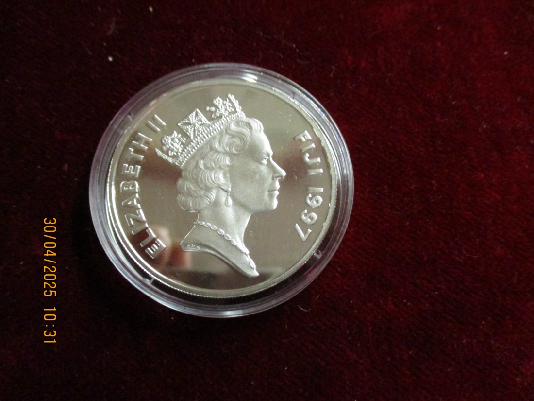 Münze 10 Dollars Fiji 1997 Wildlife ca. 29g fein /1101211 - 1   