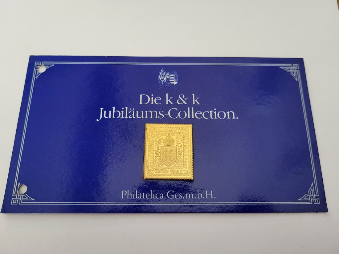  Silbermarke Königliche Post k&k Jubiläums Collection silber 925/ca.20,7g Spittalgold9800 (3469   