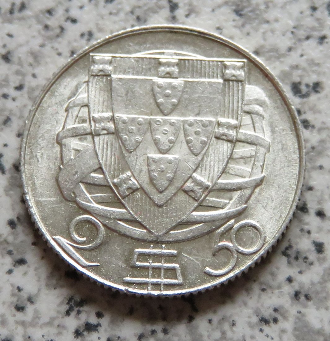  Portugal 2,5 Escudos 1951   