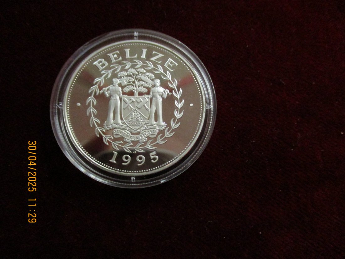  Münze: 10 Dollars Belize 1995 Wildlife ca. 26,27g fein /1101211 - 2   