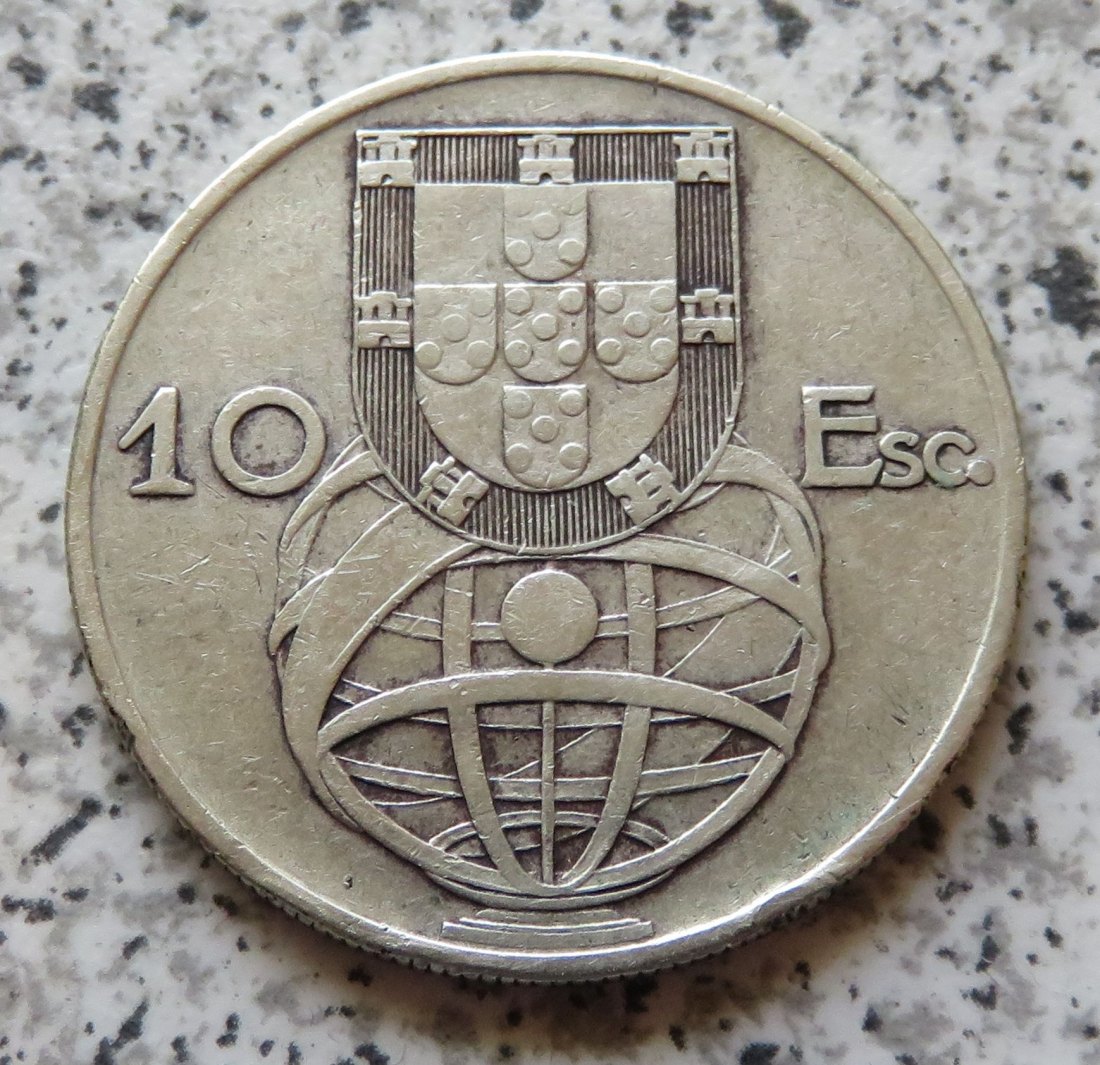  Portugal 10 Escudos 1954   