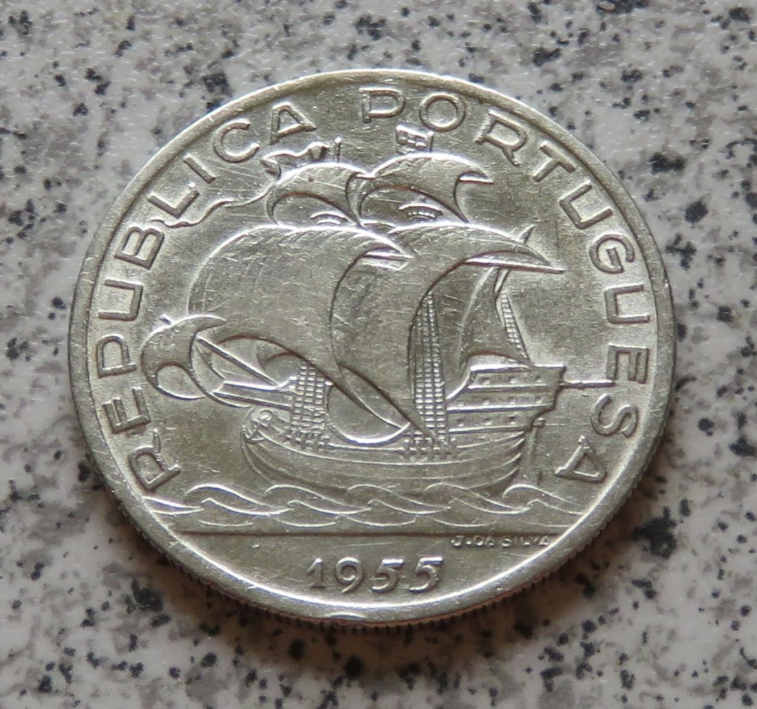  Portugal 10 Escudos 1955   
