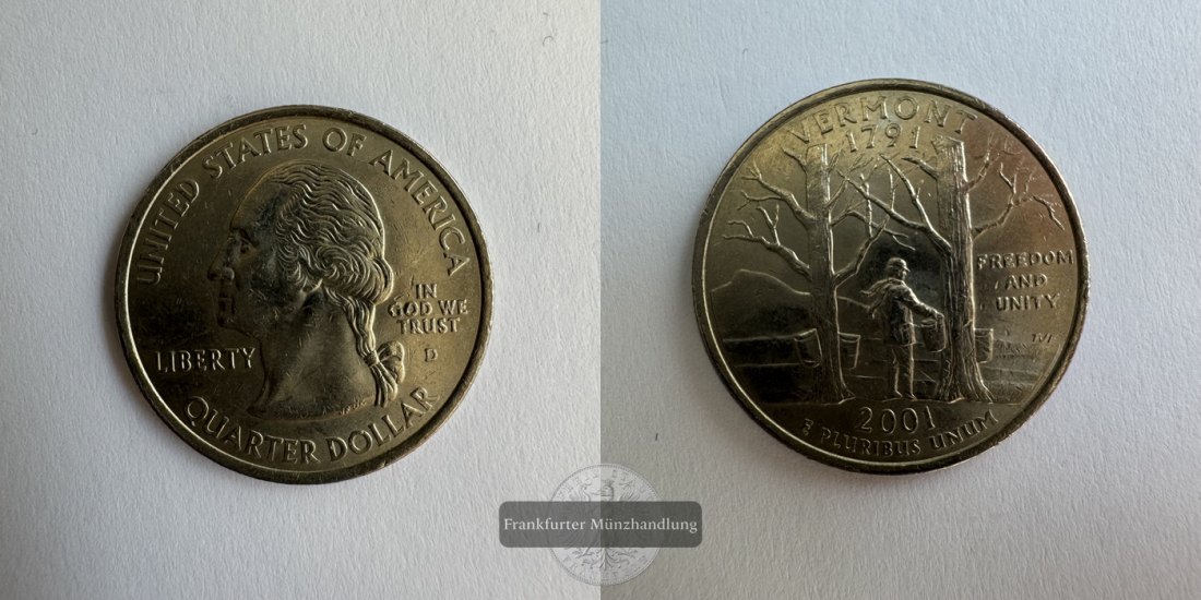  USA 30x Quarter Dollar div. Jg. FM-Frankfurt CuNi 170g   