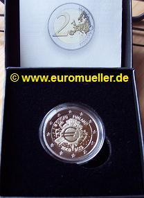 Finnland 2 Euro Sondermünze 2012...10 J. Bargeld...PP in Box   