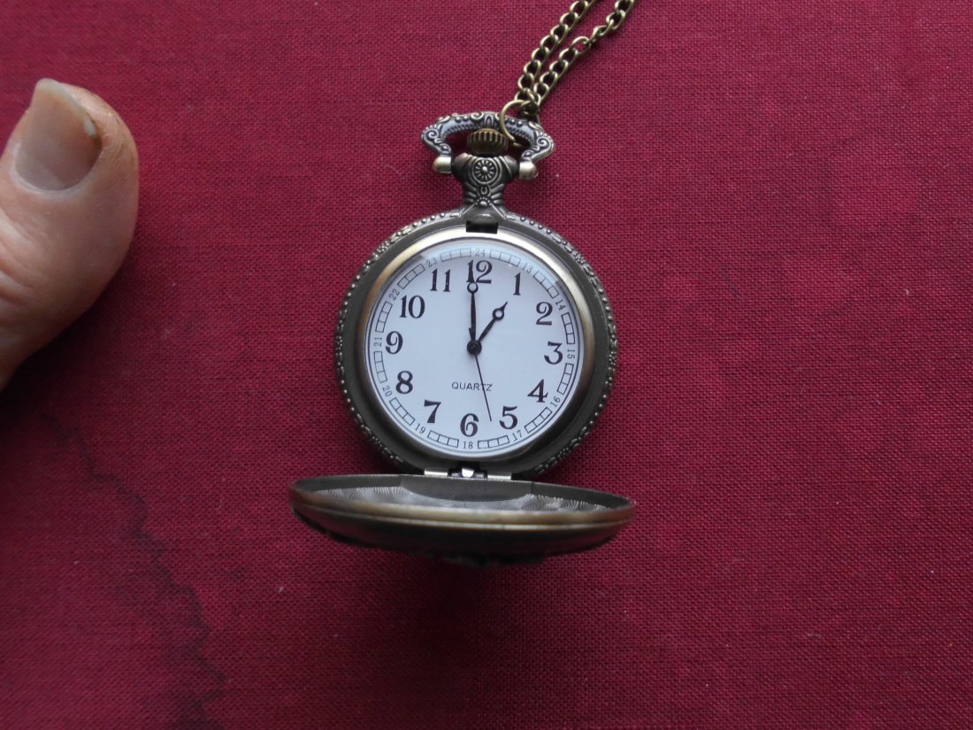  Taschenuhr Harley Davidson mit 80cm Kette bronze Quarzwerk NEU !   