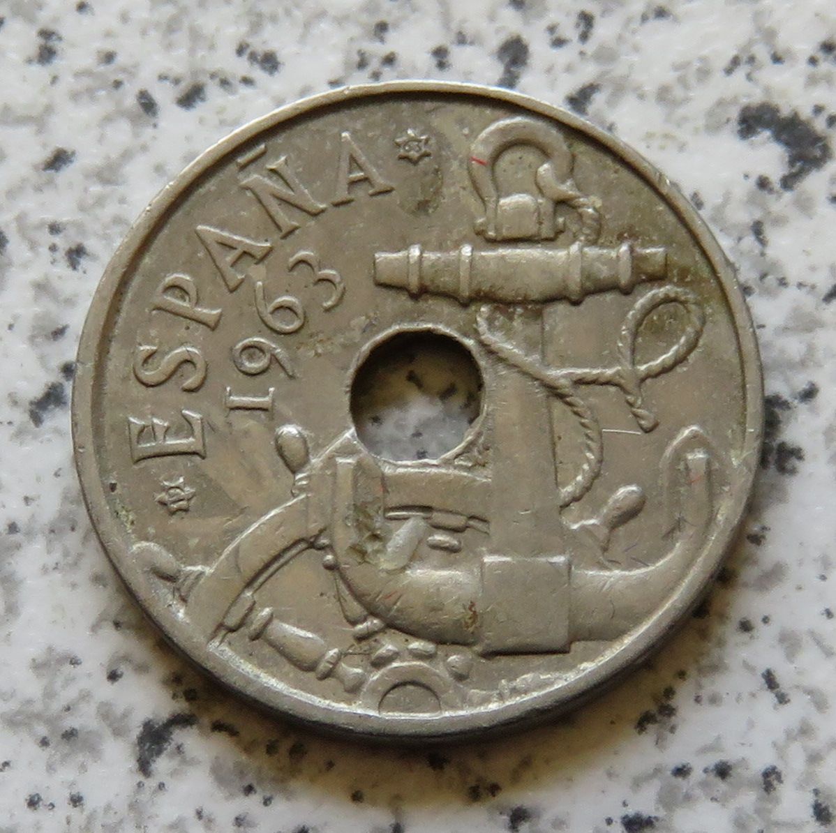  Spanien 50 Centimos 1949 Sternchen 63   