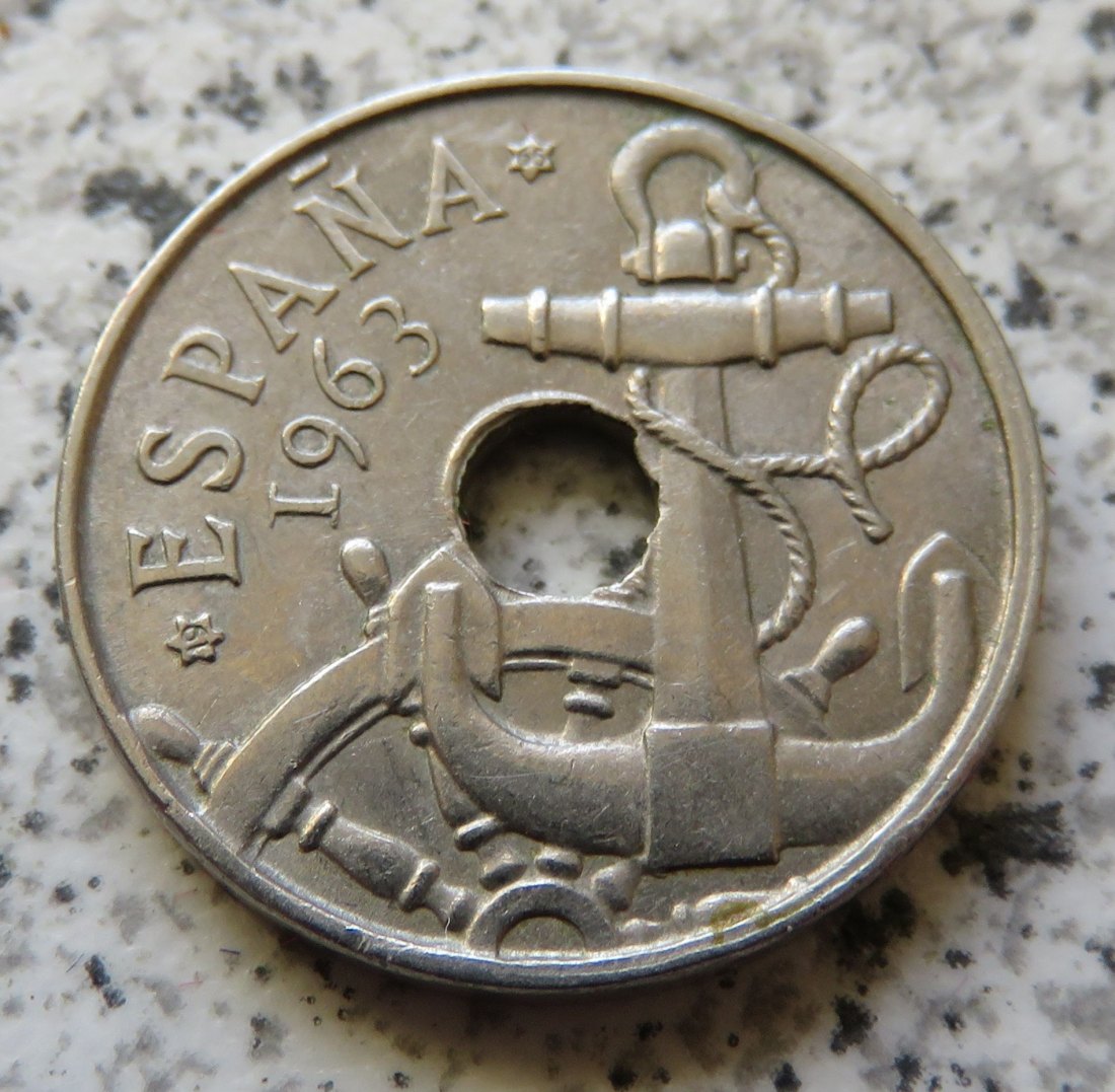  Spanien 50 Centimos 1949 Sternchen 65   