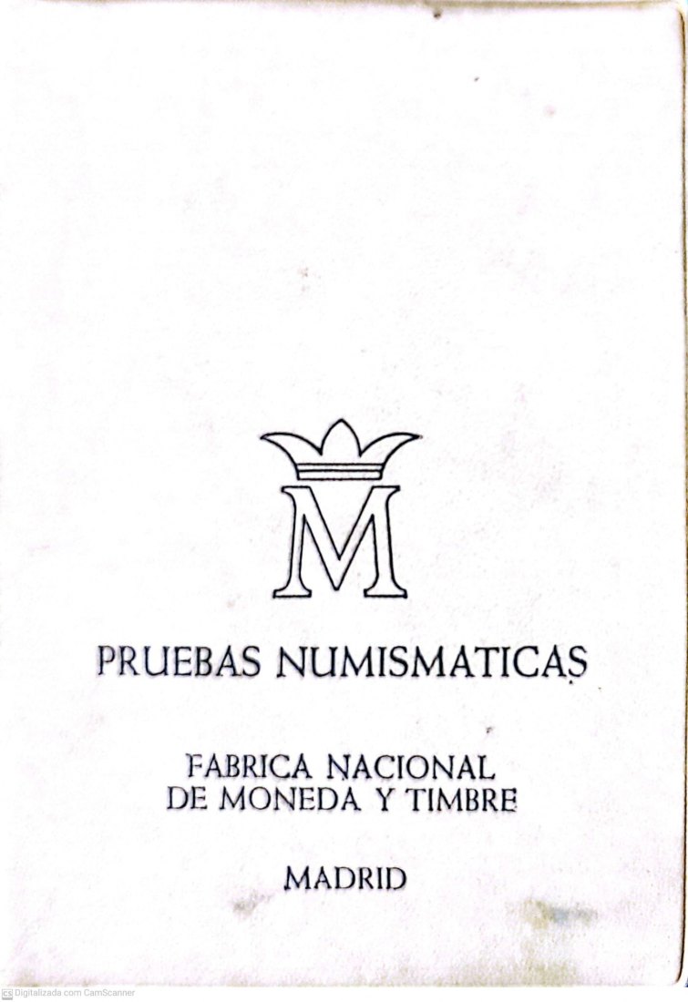  Spanien - Numismatischer Test 1976   