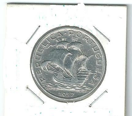 Portugal - Seltene Münze 10$00 1937
