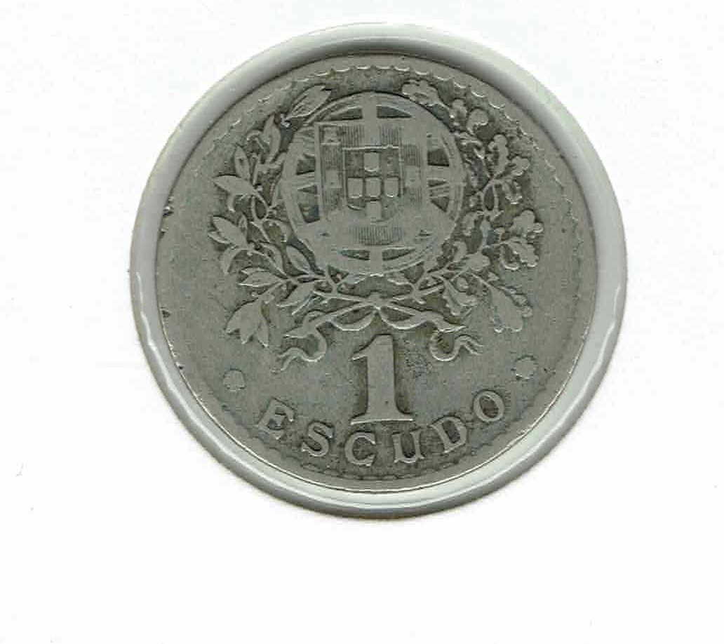  Portugal - Seltene Münze 1$00 1935   