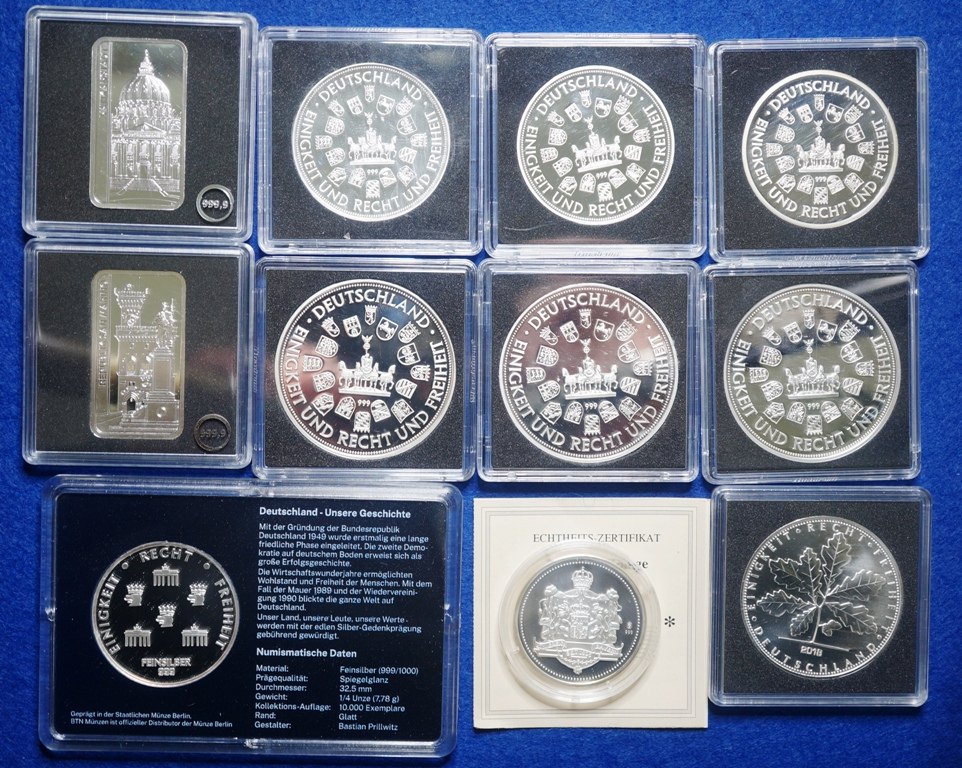  Sammlung Feinsilber   