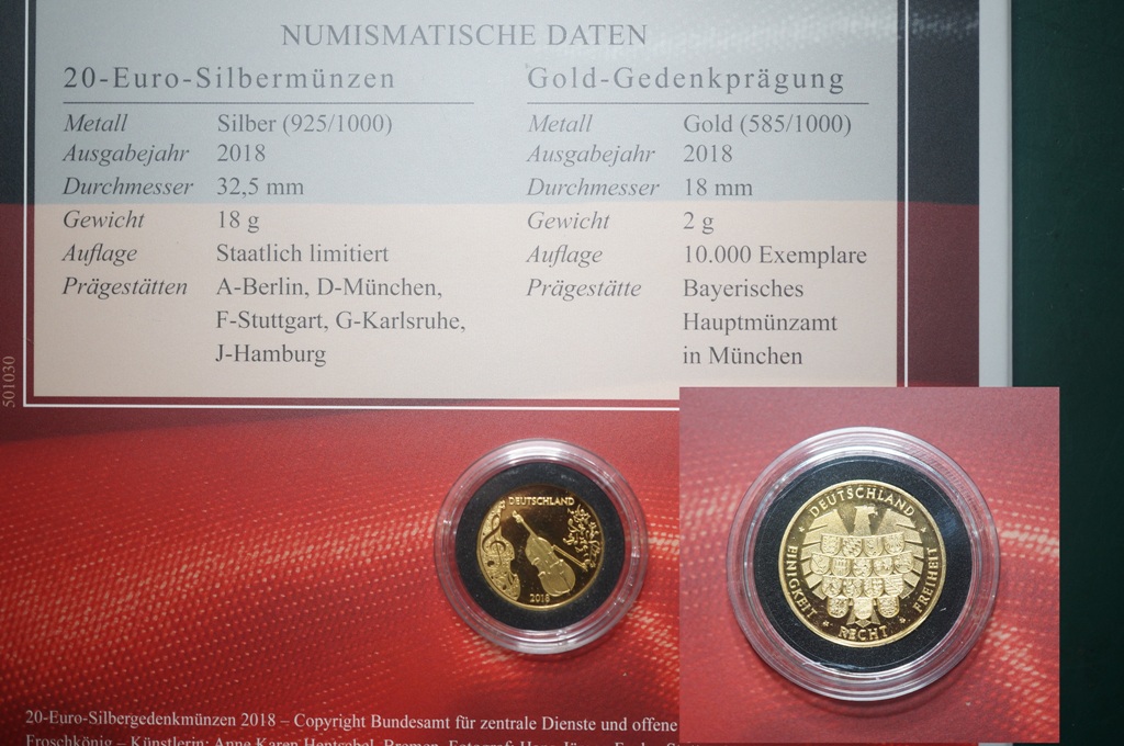  Goldmedaille aus BNT Blister 2018   