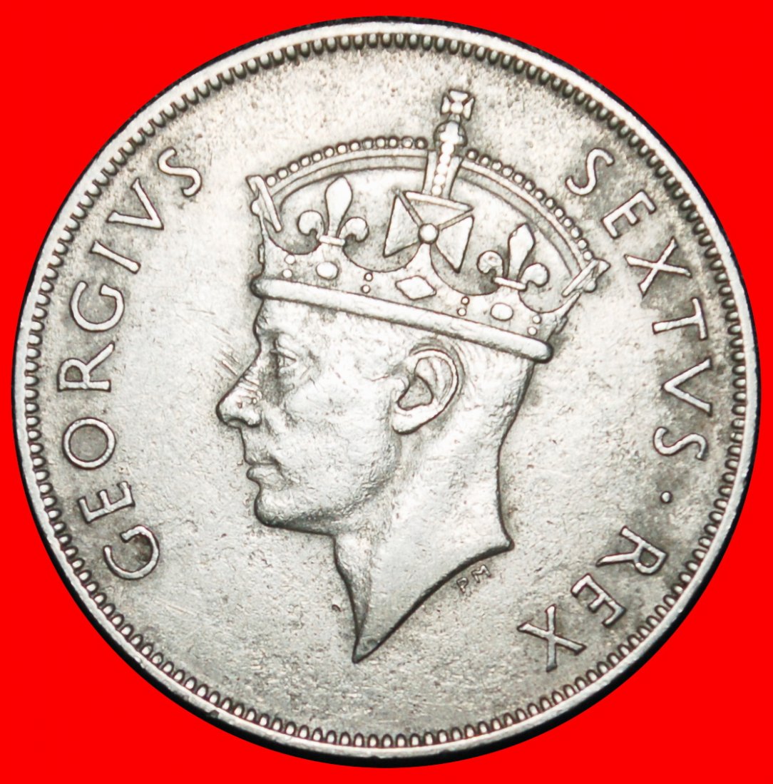  Ⰶ GREAT BRITAIN (1948-1952): EAST AFRICA ★ 1 SHILLING 1950 LION NO INDIA! LOW START ★ NO RESERVE!   