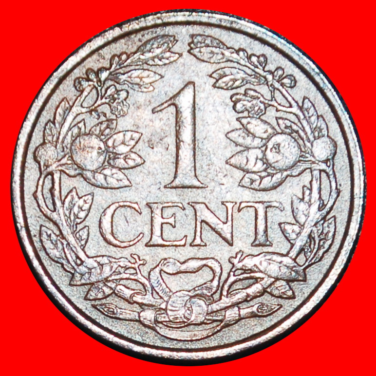 Ⰶ RAMPANT LION (1913-1941): NETHERLANDS★ 1 CENT 1927! WILHELMINA (1890-1948) LOW START ★ NO RESERVE!   