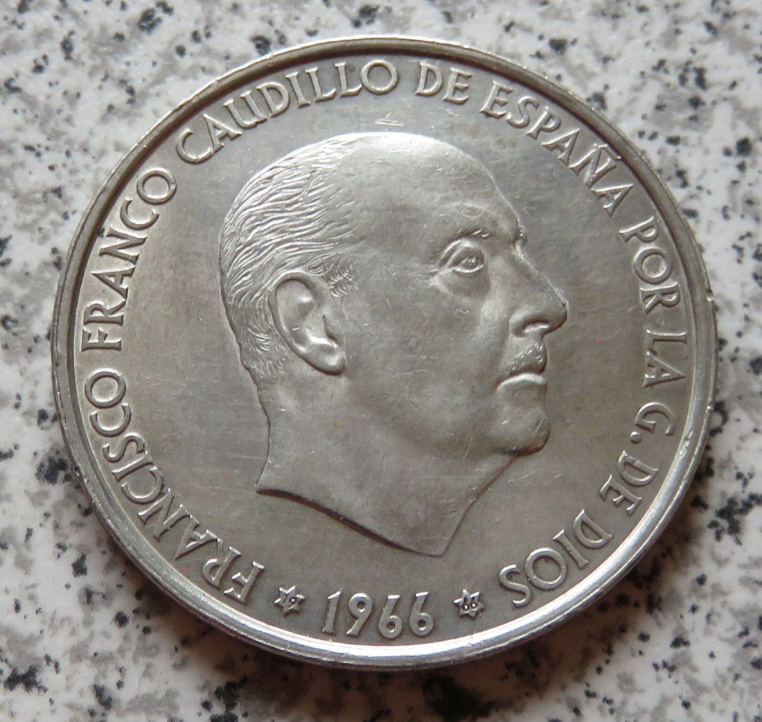  Spanien 100 Pesetas 1966, Sternchen 66   