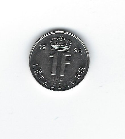  Luxemburg 1 Frang 1990   