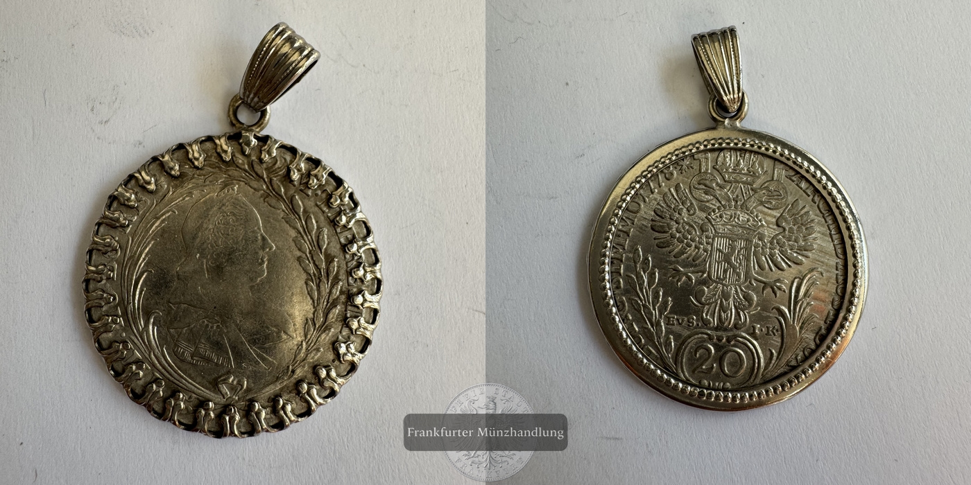  20 Kreuzers 1778 (1766-1780) Maria Theresia FM-Frankfurt KM#1999 Feinsilber: ca. 7,5g   